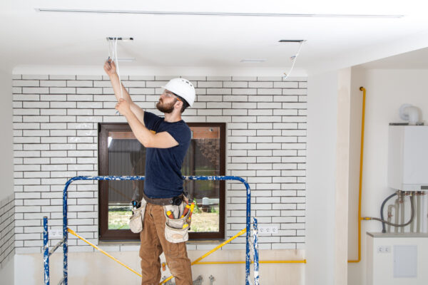 Installing Sheetrock