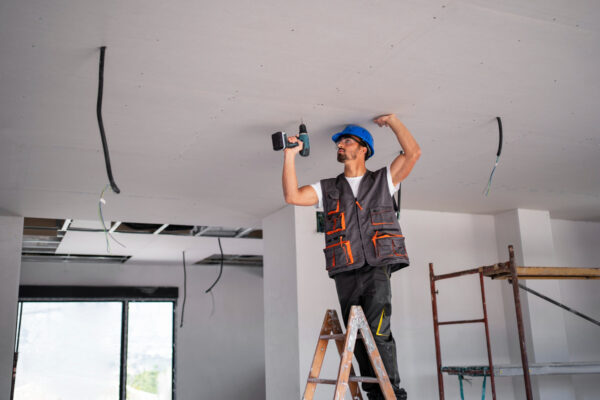 Installing Sheetrock